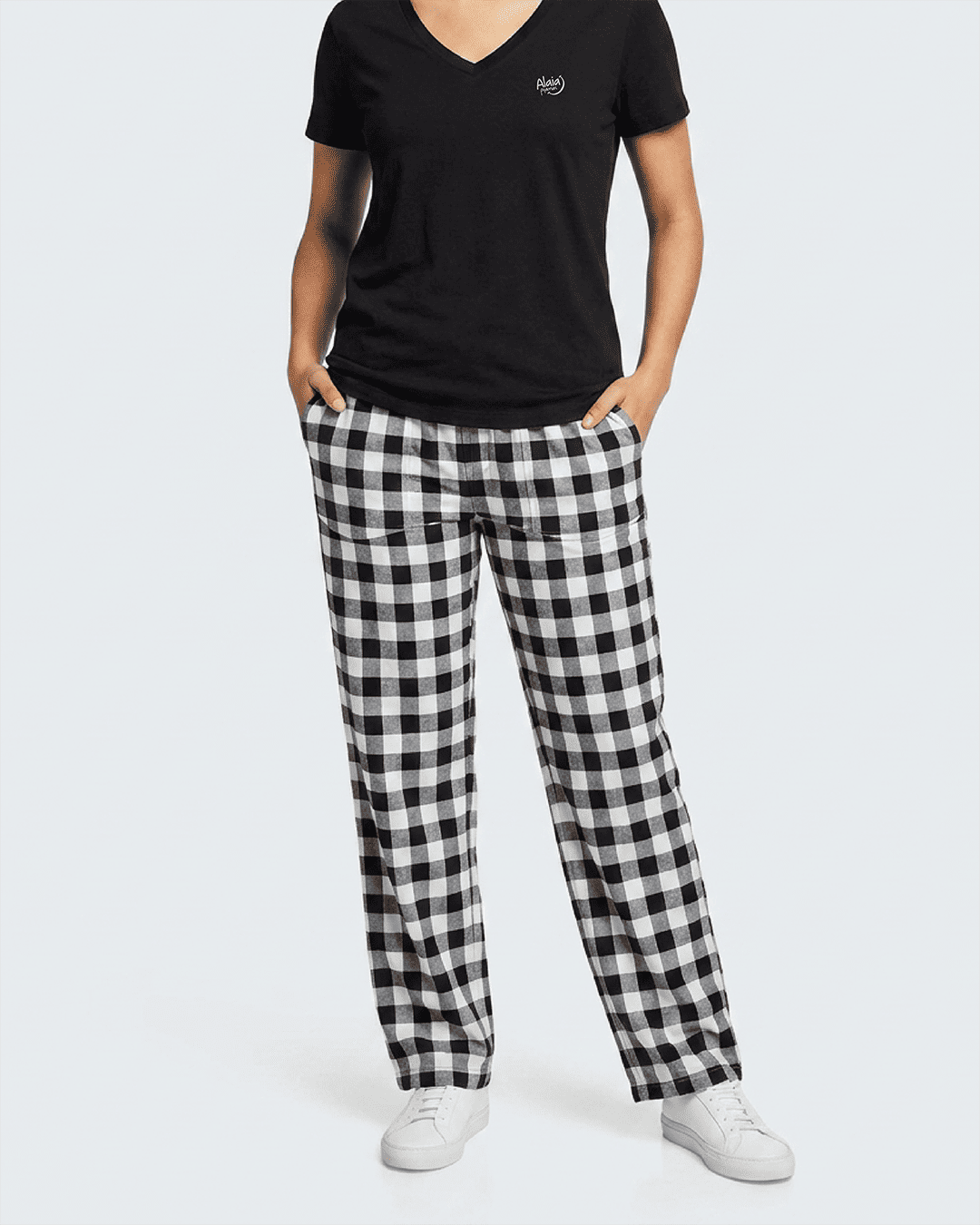 Pijama Cuadros Negros - Imagen 3