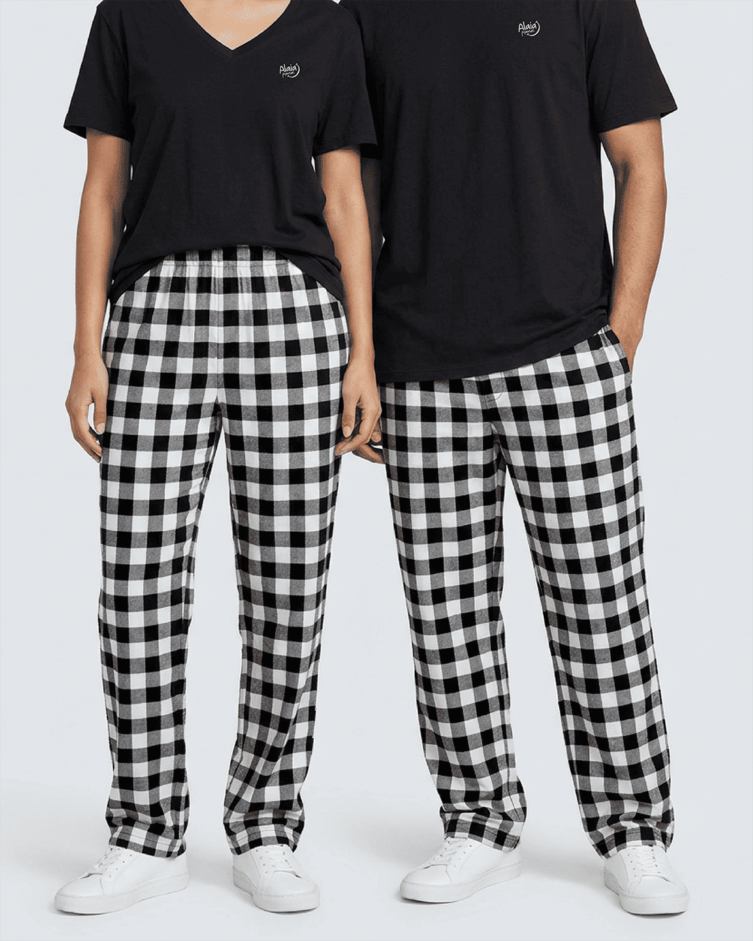 Pijama Cuadros Negros