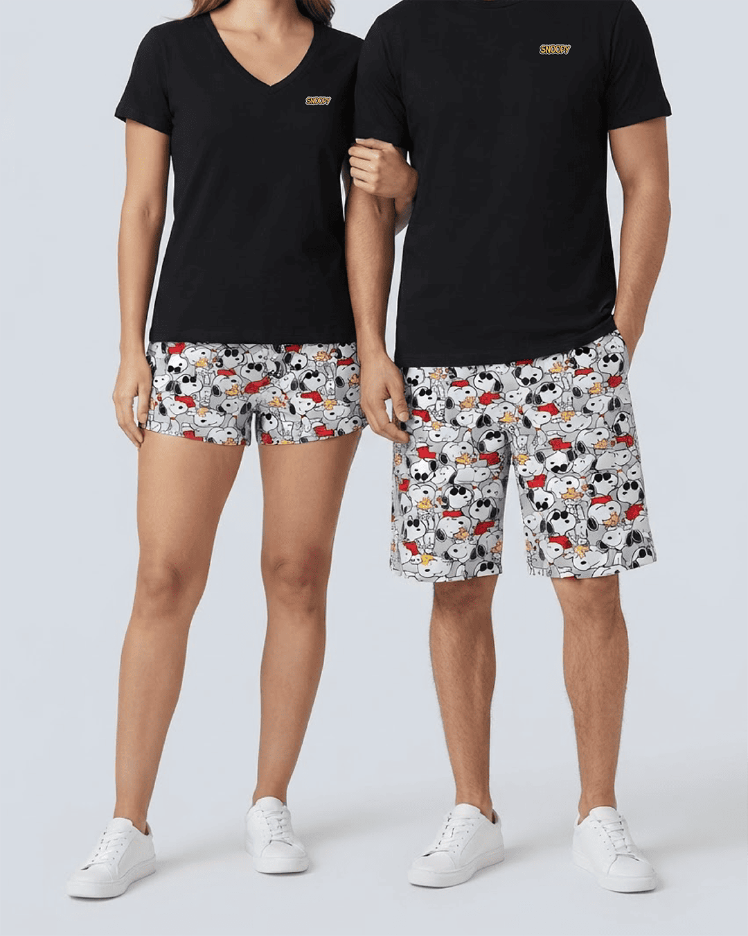 Combo Pijama Short + Pantaloneta Snoopy