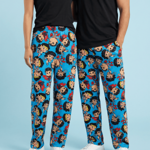 Pijama Superman & Mujer Maravilla